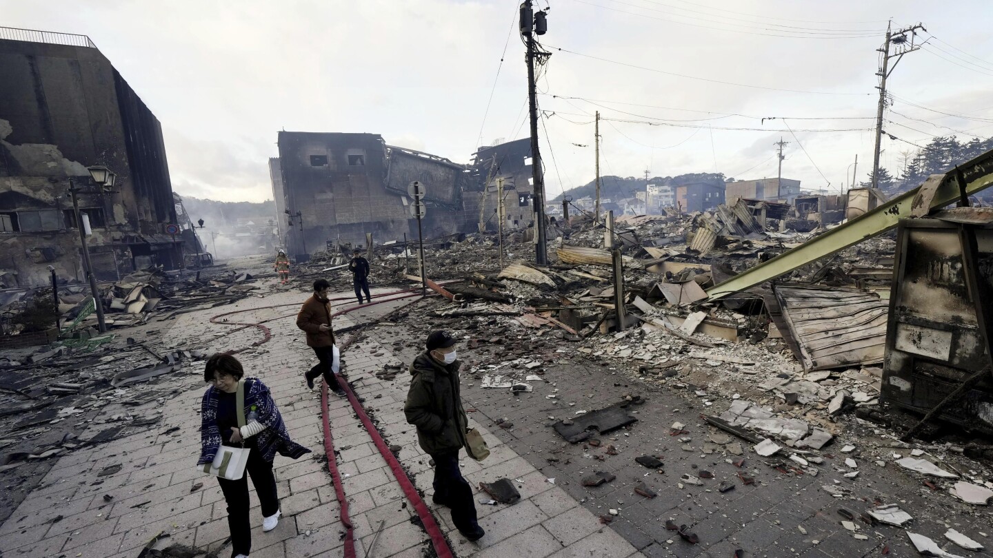 Tremblements de terre au Japon au moins 55 morts. Suivez les